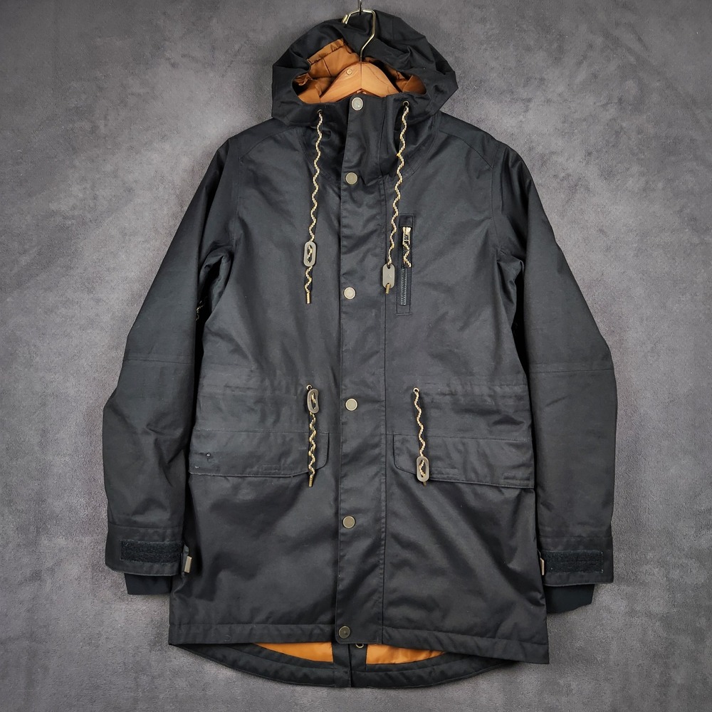 Burton Prowess‎ Insulated Snow Jacket Womens Medium Black Dryride Parka Ski Coat